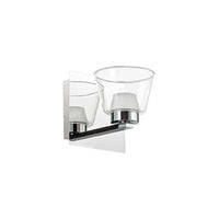 Applique murale Vanity de Dainolite avec fini chromé poli et 1 ampoule à DEL
