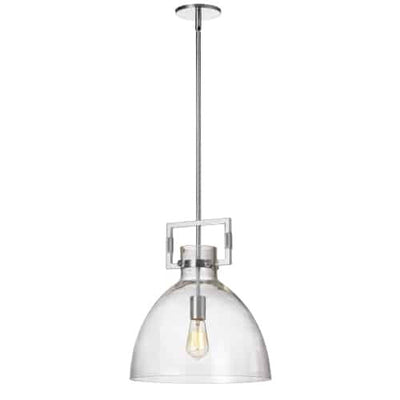 Dainolite Liberty 1 Light Pendant Polished Chrome Finish Lamp|Luminaire suspendu Liberty de Dainolite avec fini chromé poli et 1 ampoule