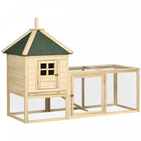 Pawhut Clapier En Bois Pour Lapin De 68