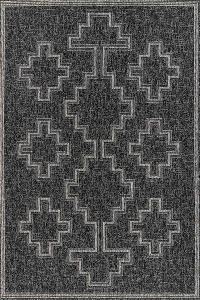 Esina Transitional 5'3" x 7'0" Area Rug in Black Indoor Area Rug | Tapis Transitionnel Esina 5'3" x 7'0" en Noir