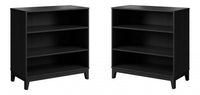  Modulr Bibliotheque A 2 Tablettes Reglables – Chene Noir