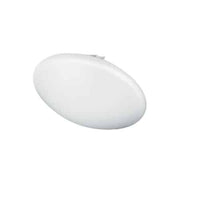 Plafonnier affleuré Cfled de Dainolite de 11 po de diamètre avec abat-jour blanc