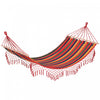 Hamac De Voyage Respirant Portable Toile De Hamac Dim. 2l X 1l M Coton Polyester Multicolore