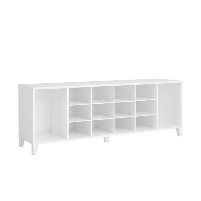 Banc à chaussures de Prepac de 60 po - blanc