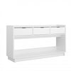 Console Simply Modern de Prepac à 3 tiroirs - noire