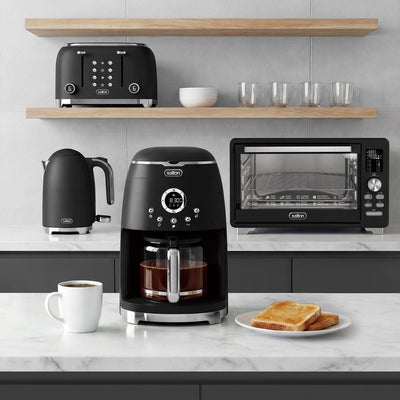 Salton NuRetro Digital 12 Cup Coffee Maker - Midnight Black|Salton cafetiere numerique de 12 tasses NuRetro - noir minuit