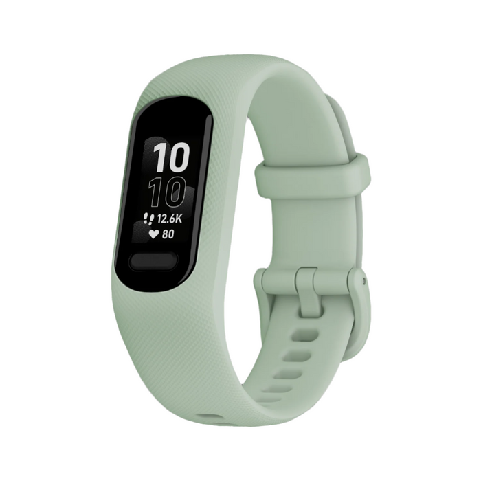 Garmin Vivosmart® 5 Montre Connectee Gps - Suivi D'activite Avec Boitier Noir Et Bracelet En Silicone Menthe Fraiche