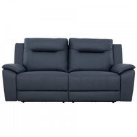 Sofa inclinable electrique Sutton de 81 po rembourre - Bleu