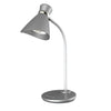 Lampe de table de Dainolite avec fini argenté et ampoule à DEL de 6 W