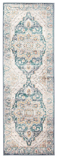 Carpette Legacy bleu sarcelle - 2 pi 8 po x 8 pi 2 po