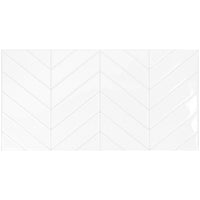 Dosseret Smart Tiles peler et coller 23 x 12, 2 feuilles - Blok Chevron