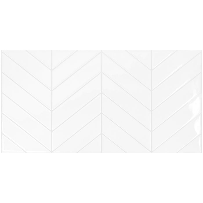 Dosseret Smart Tiles peler et coller 23 x 12, 2 feuilles - Blok Chevron