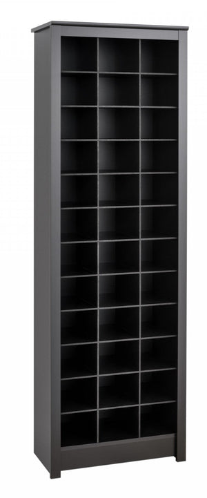 Support de rangement pour 36 paires de chaussures - noir