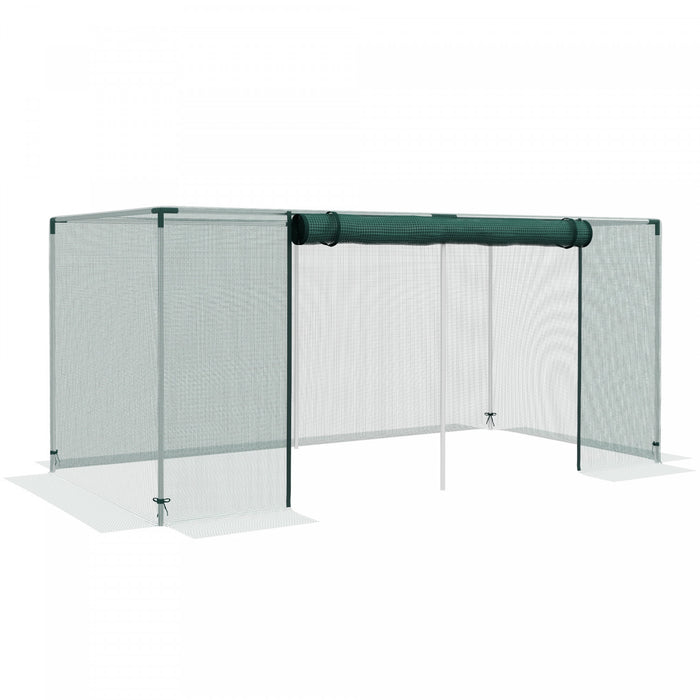 Outsunny Cage De Culture Tente De Protection Des Plantes 8 Pi X 4 Pi, Vert