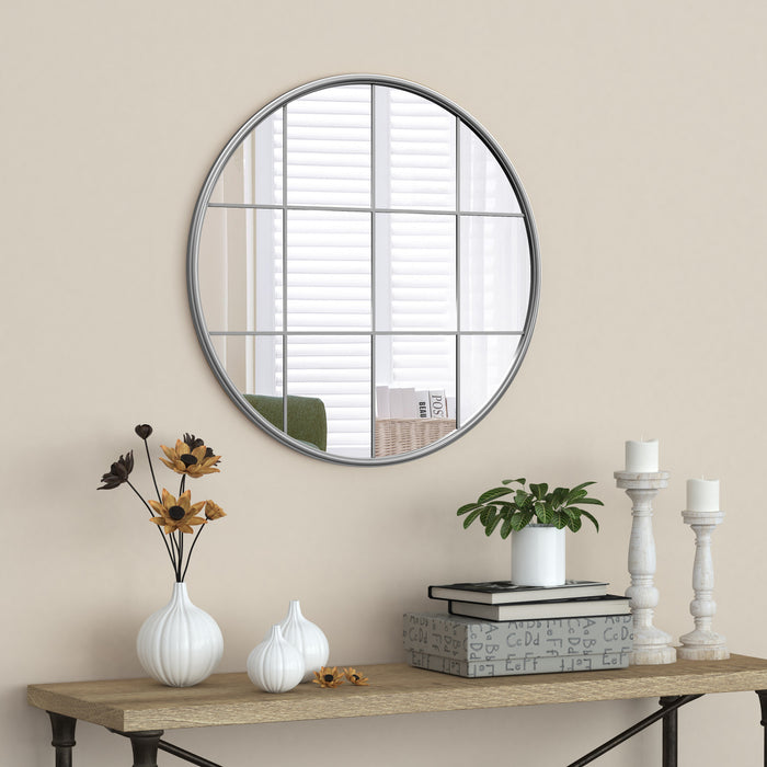 Miroir Secci de 28 po argenté