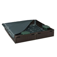 Bac A Sable Exterieure Tissu Oxford Impermeable Ensemble De Jeu Pour Enfants De 3 A 12 Ans Jardin Br