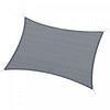 Voile D\u0092ombrage Rectangulaire 6l X 4l M Hdpe Gris