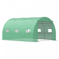 Outsunny Serre Polytunnel, Serre Tunnel De Jardin Exterieur