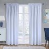 Panneau de doublure de rideau coupe-lumière Ultime blanc à têtes multiples de Thermaplus - 45 x 113