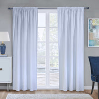 Panneau de doublure de rideau coupe-lumière Ultime blanc à têtes multiples de Thermaplus - 45 x 113