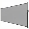 Auvent lateral retractable Outsunny, 420 x 185 cm, ecran d'intimite exterieur, gris