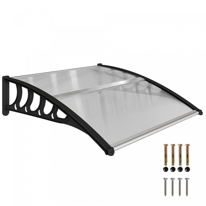 Outsunny Fenetre Auvent Porte Auvent Porte d'entree Couverture de patio
