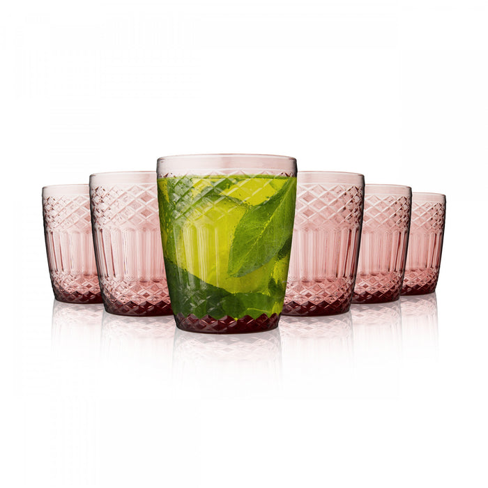 Ensemble De 6 Verres A Vin Arimi Claire, Rose
