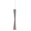 Luminaire suspendu Percita de Dainolite avec fini chromé satiné et ampoule à DEL de 5 W