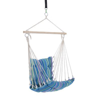 Outsunny Portable Hanging Tisse Hamac Siege Chaise Balancoire Lit De Couchage Pour Jardin Jardin Ext