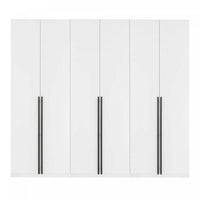  Armoire-penderie moderne Lee 3 pieces en blanc