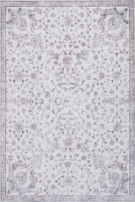 Aqua Primavera Tapis Lavable Et Antiderapant A Poils Ras 5'x7'