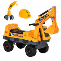 Qaba No Power Construction Ride On Excavator Digger Multi-functional Bulldozer Toy Detachable Diggin