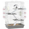 Grande Cage pour Hamster Nain, Souris, Gris