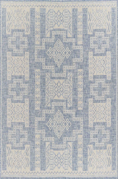 Nyra Transitional 5'3" x 7'0" Area Rug in Blue Indoor Area Rug | Tapis Transitionnel Nyra 5'3" x 7'0" en Bleu