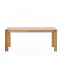Table de salle a manger Rockaway Modern Industry Chic 180 cm en finition naturelle