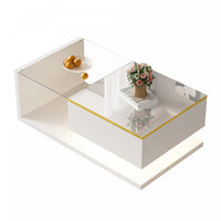 Maxwell Table Basse Haute Brillance de 39,4