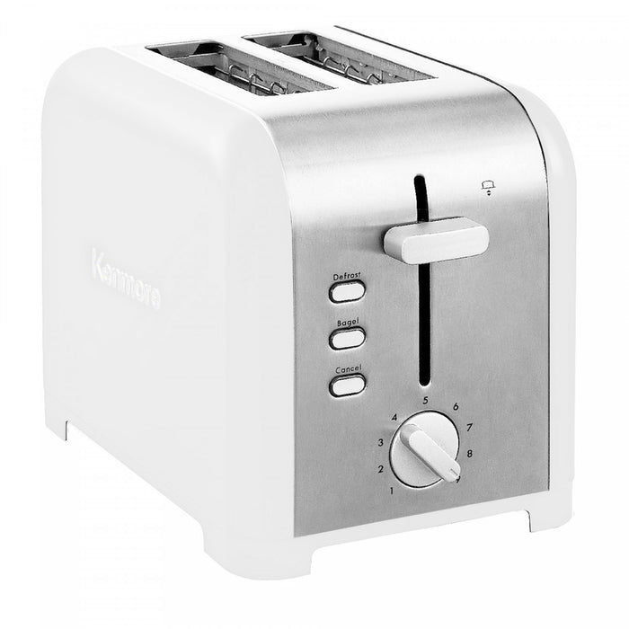 Grille-pain Kenmore blanc à 2 tranches - KKTS2SW