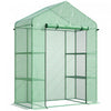 Outsunny 56" X 29" X 77" Mini Greenhouse, Walk-in Greenhouse, Garden Hot House With 4 Shelves, Roll-|Outsunny Mini Serre, Serre De Jardin Avec 4 Etageres, Porte A Enroulement