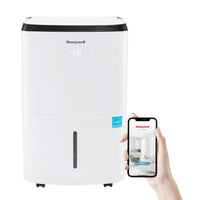  Deshumidificateur portable intelligent Honeywell - 50 pintes - Blanc