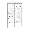 Outsunny Lot De 2 Treillis De Jardin En Metal Pour Plantes Grimpantes