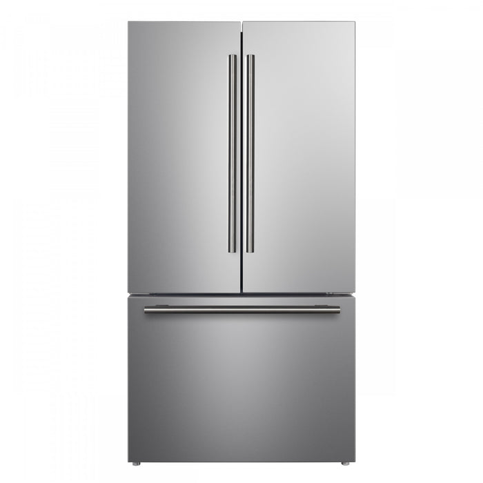 Refrigerateur Rivello de 36 po en acier inoxydable a portes francaises, certifie Energy Star – FFFFD1783-36S