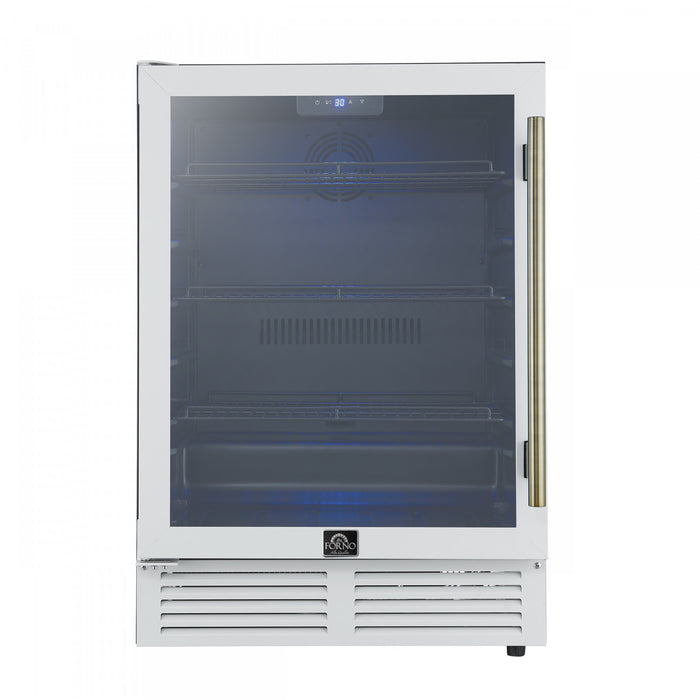 Refroidisseur a boissons Frescolino de 24\" en Blanc, capacite de 188 canettes- FWCDR6665-24WHT
