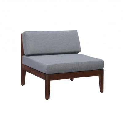 Summerlyn Fabric Indoor/Outdoor Patio Chair - Walnut|Fauteuil de terrasse Summerlyn en tissu pour l’intérieur et l’extérieur - noyer