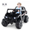 Costway 12v Enfants Rouler Sur Camion Avec Telecommande Demarrage Lent Ceinture De Securite Arriere Stockage Noir