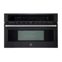 Four a micro-ondes encastrable a convection noir Oliena 30 pouces, 1,6 pi³ - FMWDR3093-30BLK