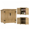 Outsunny Armoire Exterieure en Bois avec Etagere Reglable