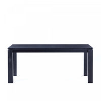  Table de salle a manger Rockaway Modern Industry Chic 180 cm en noir