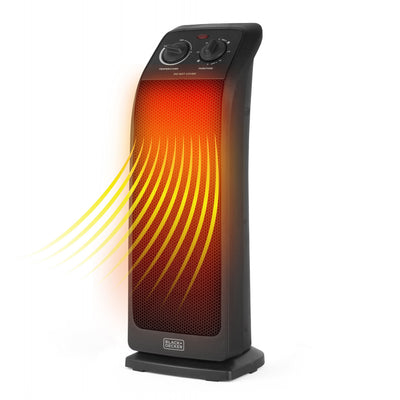 Black+Decker 18.7" Ceramic Tower Heater | Radiateur tour Black+Decker de 18,7 po avec éléments en céramique