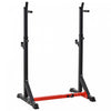 Soozier Paire De Supports Pour Halteres Et Bancs De Musculation, En Acier, Reglables En Hauteur Et En Base.