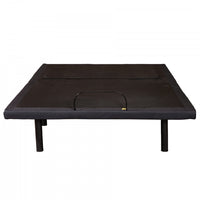 Base de lit ajustable a massage Everly avec ports USB et telecommande sans fil - Grand